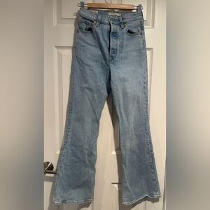 Levi’s size 26 ribcage flare jeans